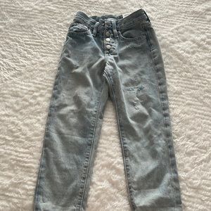 Girls OG straight high rise nwot size 6